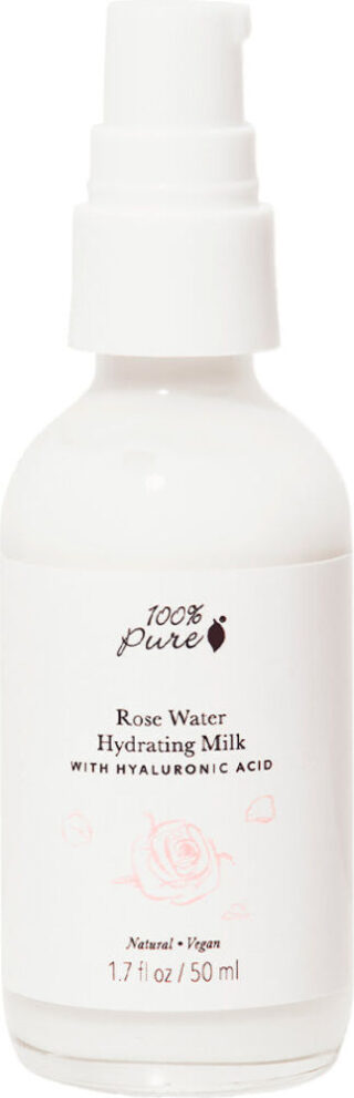 100% Pure Rose Water Hydrating Milk Kosteusvoide 50 ml