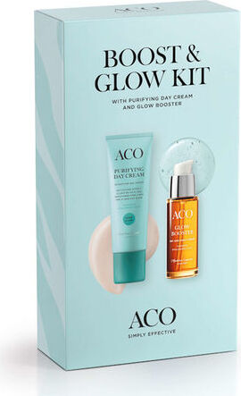ACO Hud Nordic Ab ACO Face Boost & Glow lahjapakkaus 50 ml + 30 ml