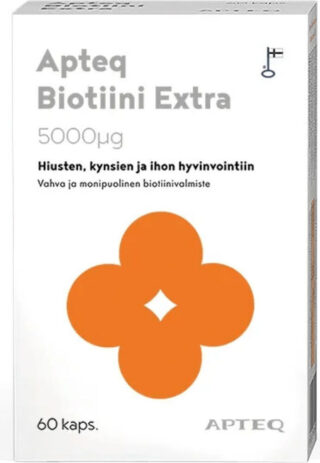 Apteq Biotiini Extra 5000 mikrog kaps