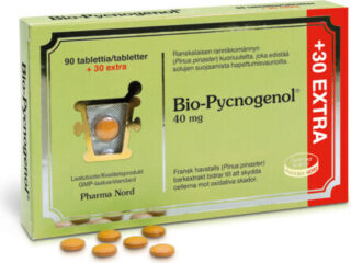 Bio Pycnogenol 40 mg 90+30 tablettia