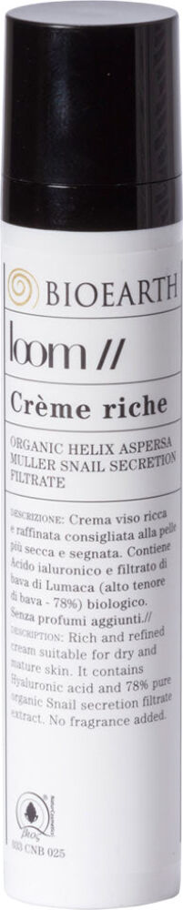 Bioearth Loom Classic Créme Riche Kasvovoide 50ml