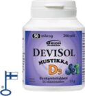 Devisol DeviSol Mustikka 50 mcg – D-vitamiini 200 kpl