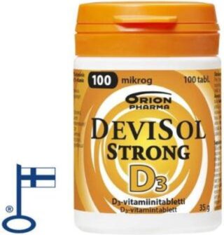 Devisol DeviSol Strong 100 mcg – D-vitamiini 100 kpl