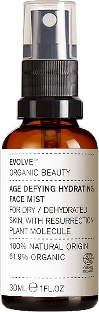 Evolve Organic Beauty Age Defying Mist Kosteuttava kasvosuihke 30ml Matkakoko
