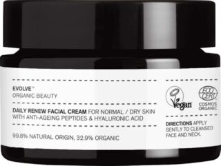 Evolve Organic Beauty Daily Renew Facial Cream Uudistava kasvovoide 30ml Matkakoko