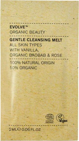 Evolve Organic Beauty Gentle Cleansing Melt Puhdistusbalmi 2ml Näyte