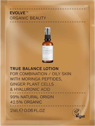 Evolve Organic Beauty True Balance Lotion 2ml Näyte