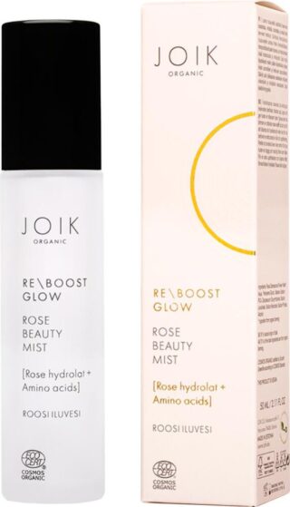 JOIK Organic Re-Boost Glow Rose Beauty Mist Kasvosuihke 50ml