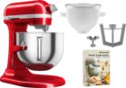 Kitchenaid Artisan 5KSM70SHXE yleiskone 6,6 litraa + 5KSMICM Ice Cream Maker, candy apple