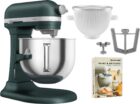 Kitchenaid Artisan 5KSM70SHXE yleiskone 6,6 litraa + 5KSMICM Ice Cream Maker, pebbled palm