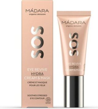 Mádara SOS Eye Revive Hydra Cream & Mask -Silmänympärysvoide & -naamio