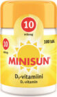 Minisun D-Vitamiini 10 mcg 100 tabl