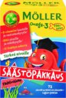 Möller Omega-3 Pikkukalat vadelmainen 72 kpl  säästöpakkaus