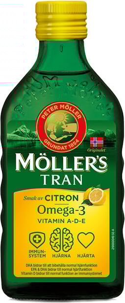 Möllers Möllerin Tran turskanmaksaöljy, 250ml