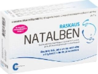 Natalben raskaus 30 fol kaps