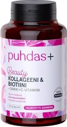 New Organics Oy Puhdas+ Beauty Kollageeni & Biotiini 120 kaps