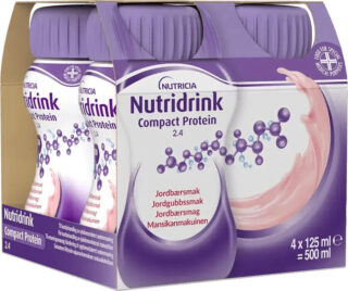 Nutridrink Compact Protein Mansikka – 48 x 125ml