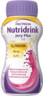 Nutridrink Jucy Plus Viileä Vadelma 4×200 ml