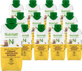 Nutrilett Ateriankorvikepirtelö Suklaa & Banaani 12-pack