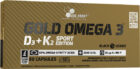 Olimp Sports Nutrition Omega 3 Gold, 1000 mg, 60 kapselia