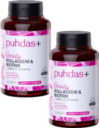 Puhdas+ Beauty Kollageeni & Biotiini kampanjapakkaus 2 x 150 kaps