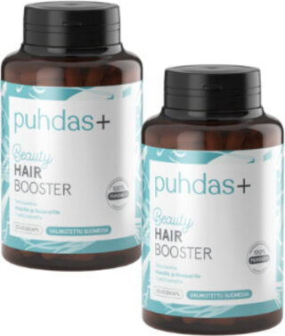 Puhdas+ Hair Booster kampanjapakkaus 2 x 120 kaps