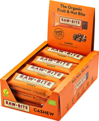 Rawbite 12 x Hedelmä-pähkinäpatukka 50 g