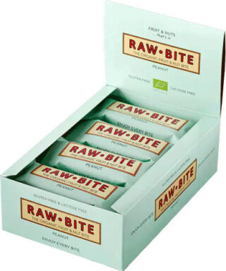 Rawbite 12 x Hedelmä-pähkinäpatukka 50 g