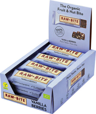 Rawbite 12 x Hedelmä-pähkinäpatukka 50 g