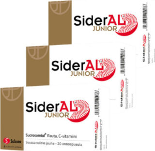 Sideral SiderAL Junior rauta kampanjapakkaus 3×20 pss 14 mg