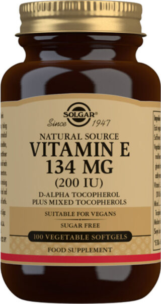 SOLGAR Solgar E-Vitamiini 134 mg Mixed Vegetarian 100 softg