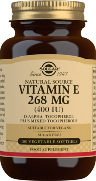 SOLGAR Solgar E-vitamiini 268 mg Mixed Vegetarian 100 softg