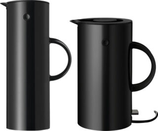 Stelton Termoskannu/vedenkeitin EM77, musta