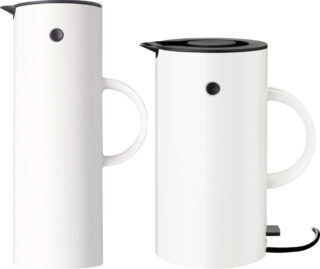 Stelton Termoskannu/vedenkeitin EM77, valkoinen
