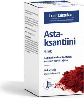 Suomen Luontaistukku Oy Astaksantiini 4mg