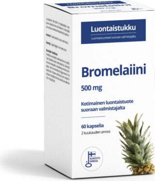 Suomen Luontaistukku Oy Bromelaiini 500mg
