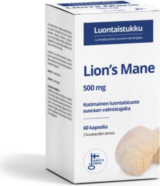 Suomen Luontaistukku Oy Lion’s Mane 500mg