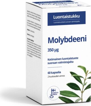 Suomen Luontaistukku Oy Molybdeeni 350mcg
