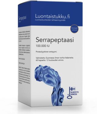 Suomen Luontaistukku Oy Serrapeptaasi 100.000 IU