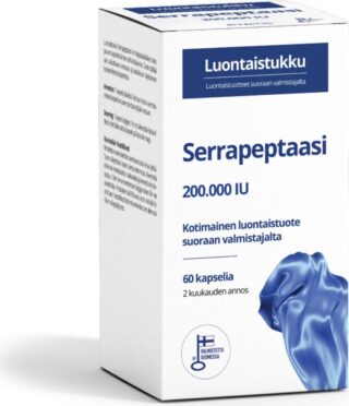 Suomen Luontaistukku Oy Serrapeptaasi 200.000 IU