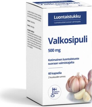 Suomen Luontaistukku Oy Valkosipuli 500mg