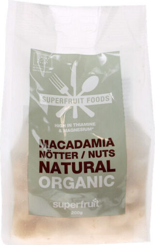 Superfruit Foods Macadamiapähkinät