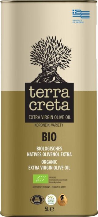 Terra Creta Extra-neitsytoliiviöljy luomu 5000 ml