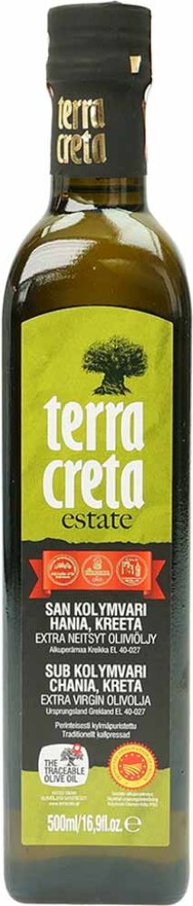 Terra Creta Extra-neitsytoliiviöljy PDO 500ml
