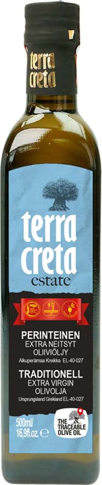 Terra Creta Traditional Perinteinen Ekstra-neitsytoliiviöljy, 500 ml