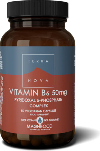 Terranova Vitamin B6 ( P5-P) 50 mg Complex, 50 kaps.