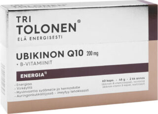 Tri Tolonen Ubikinon Q10 200 mg 60 kapselia