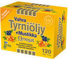 Vahva Tyrniöljy+Mustikka Omegat 120 kapselia