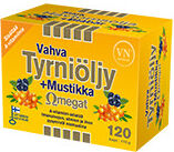 Vahva Tyrniöljy+Mustikka Omegat 120 kapselia