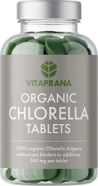 Vitaprana Chlorella, luomu, 250 tablettia